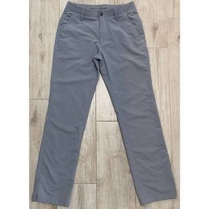 Under Armour Match Play Gray Golf Pants Men's 32x34 Style 1248089